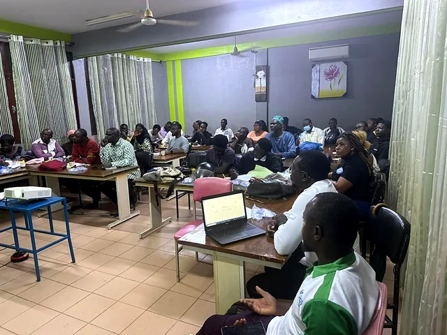 Participants en formation